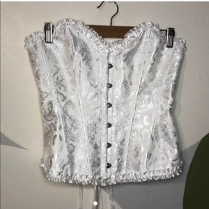 Amazon Corset Top in White